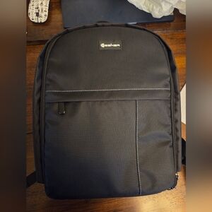 Professional Camera Backpack DSLR/SLR Bag Water/shockproof Black-Gray Small New